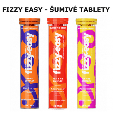 Fizzy Easy šumivé tablety